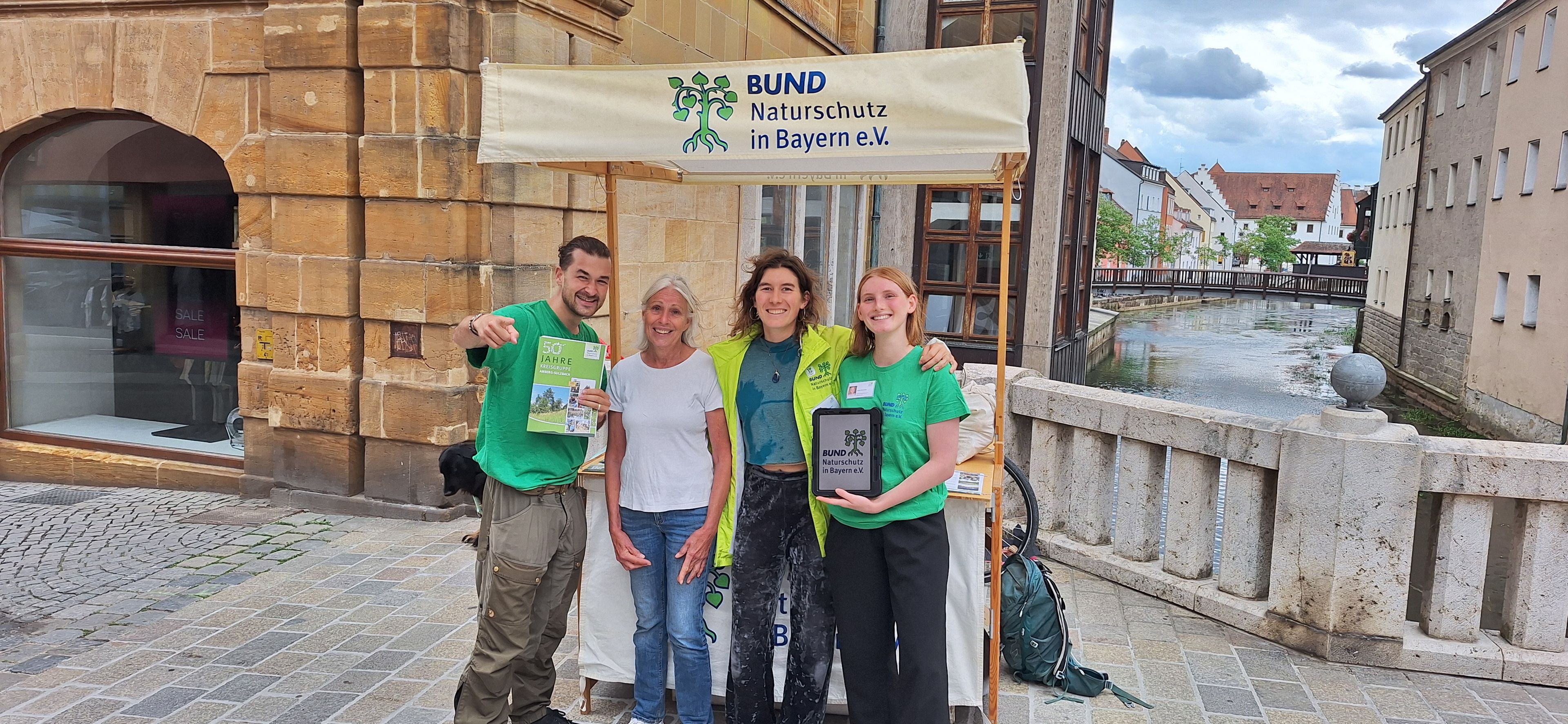Nico, Beate May, 1.Kreisvorsitzende, Teresa und Luisa